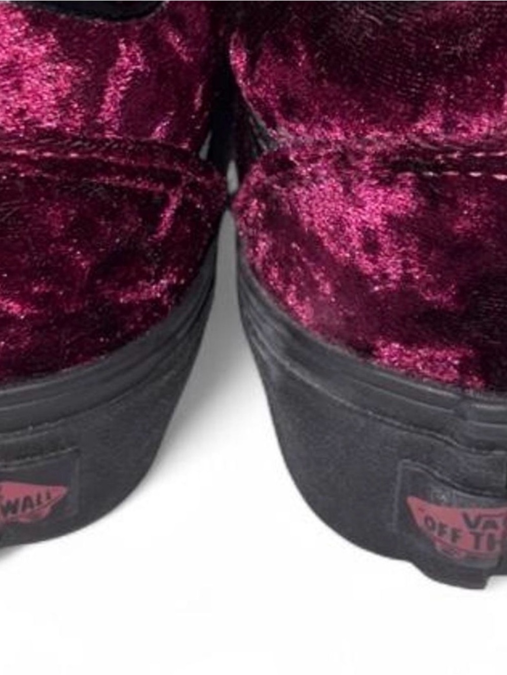 Vans velvet old school skate shoe men’s size 7 womens 8.5 - Picture 3 of 7